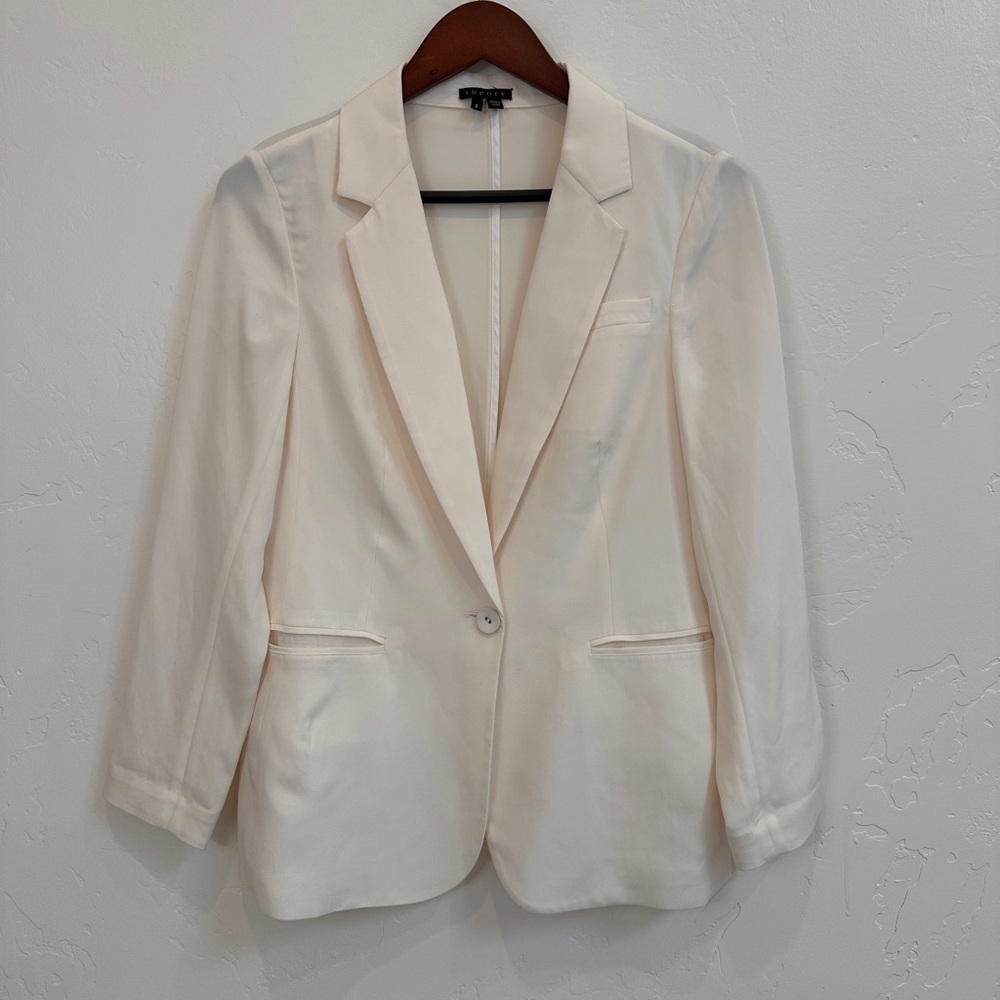 Theory Cream Blazer